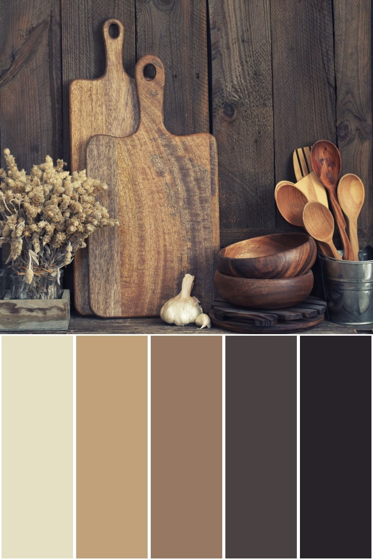 Rustic Kitchen Inspired Color Palette