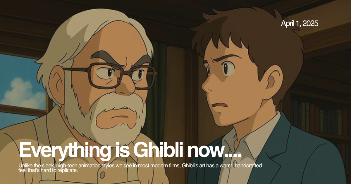 Studio Ghibli criticize ChatGPT for stealing their artwork style