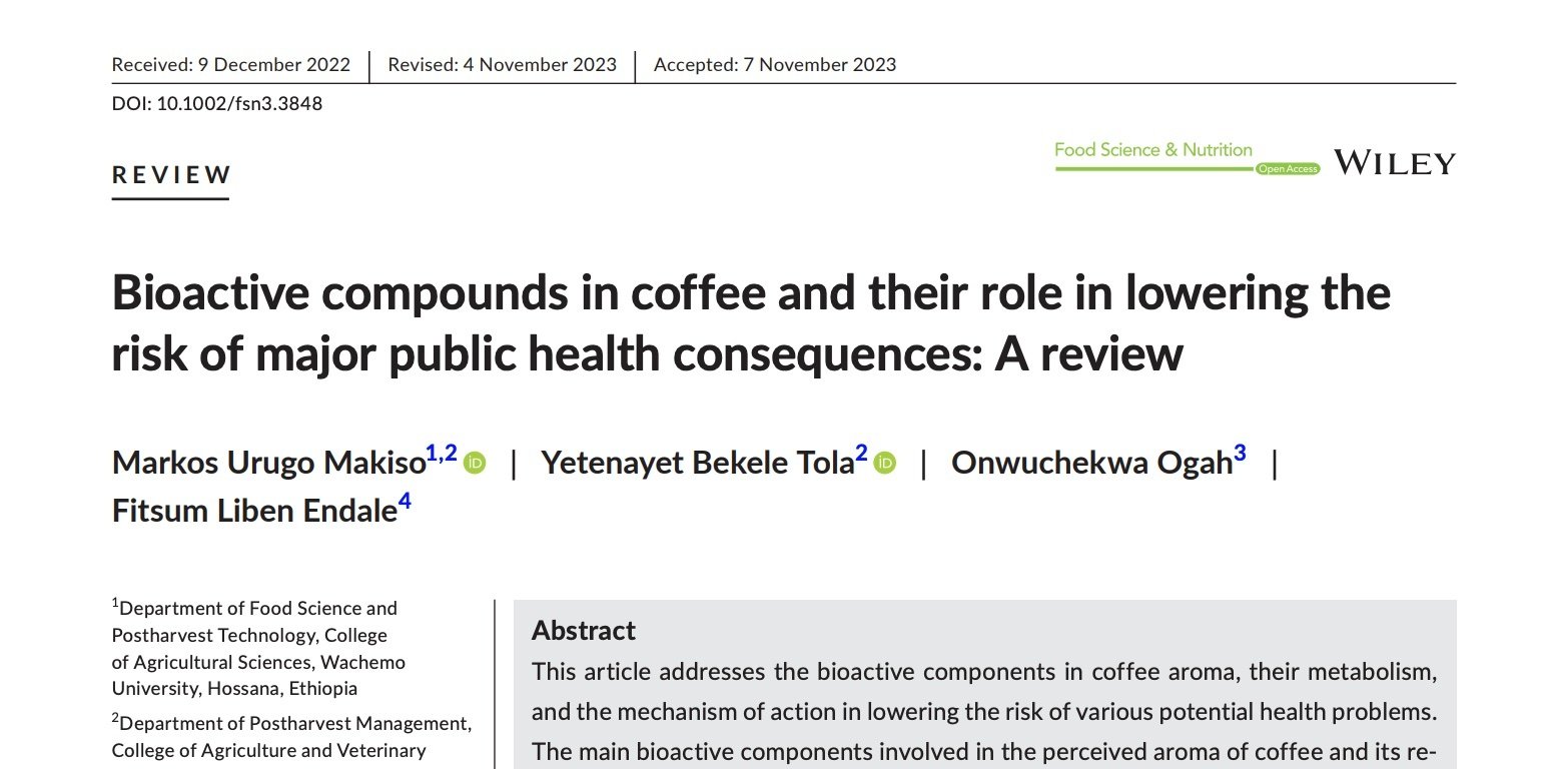 🔬 Science Spotlight #008: Bioactive Compounds in Coffee and Health