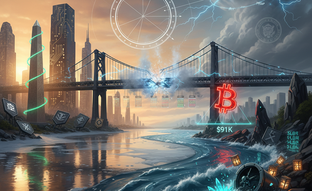 Thanksgiving Tape Glitches, Not Breaks | Bitcoin Holds $91K | DATs Crack | IBIT Levels Up | Upbit Hack Warps Solana