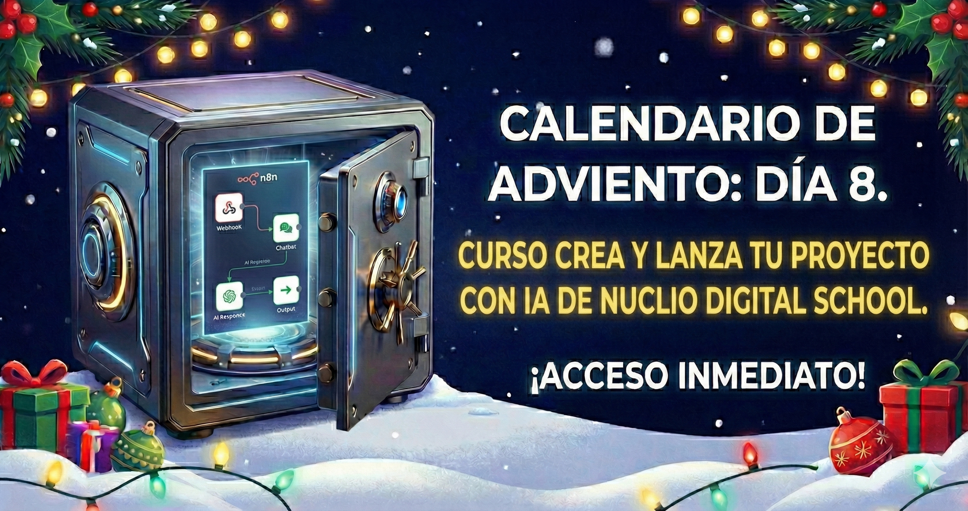 Día 8 - Calendario de Adviento 🎁