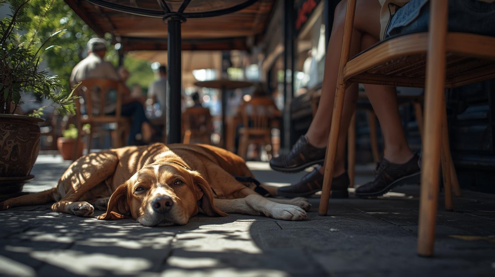 From Chaotic to Chill: How to Teach Your Dog to Settle in an LA Café