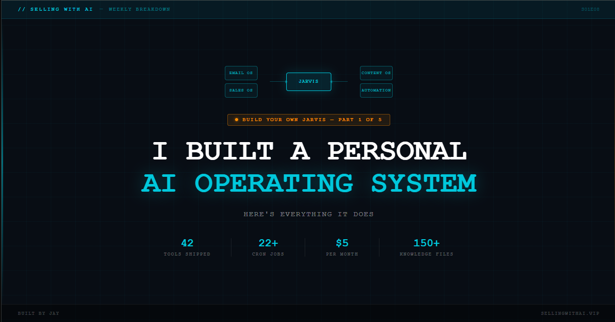 S01E08: I Built a Personal AI Operating System. Here's Everything It Does.