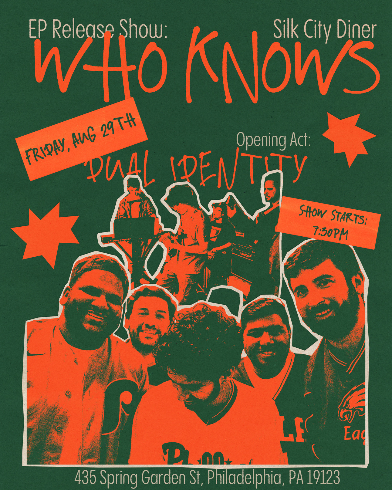 Who Knows LIVE on Aug 29, 2025 @Silk City Diner in Philly!
