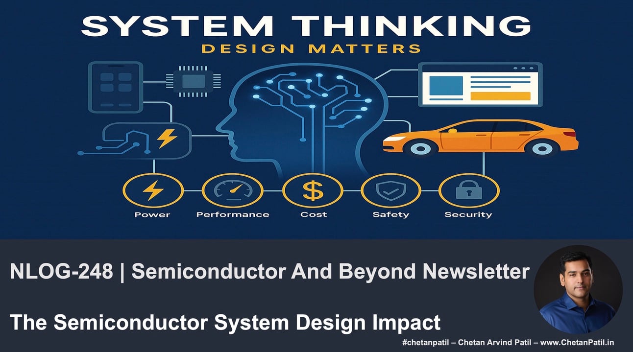 NLOG-248 | Semiconductor And Beyond Newsletter | The Semiconductor System Design Impact