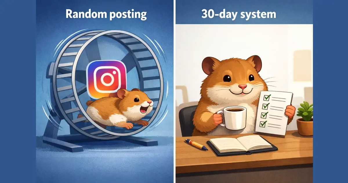 I built a 30-day IG system in one prompt