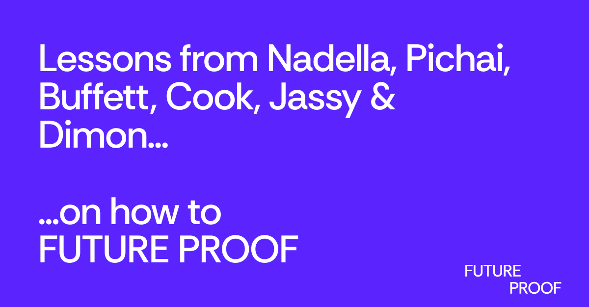 Tips for future proofing your career from the world's top CEOs