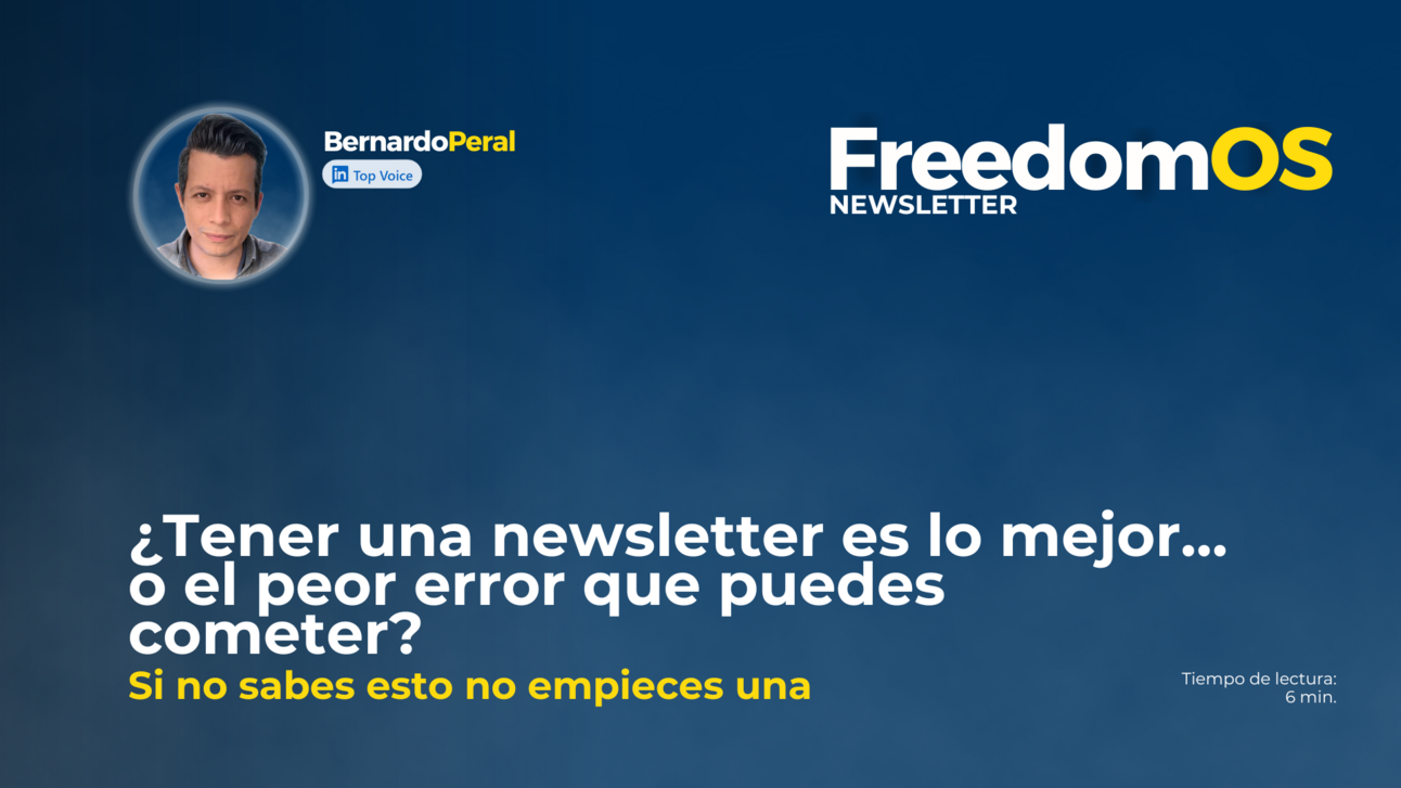 Tener una newsletter es lo mejor... o el peor error que puedes cometer