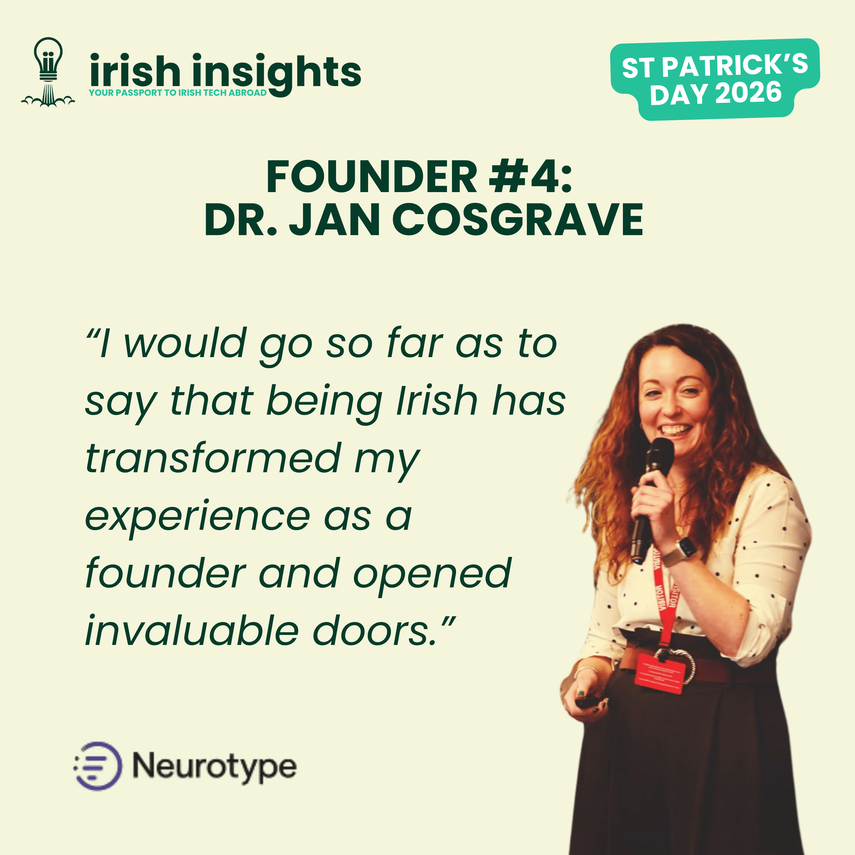 Quick flight to London to meet Jan Cosgrave