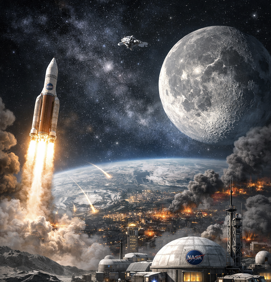 Shoot For the Moon! Escape Epstein Fallout, Iranian Conflict and Uncertainty 