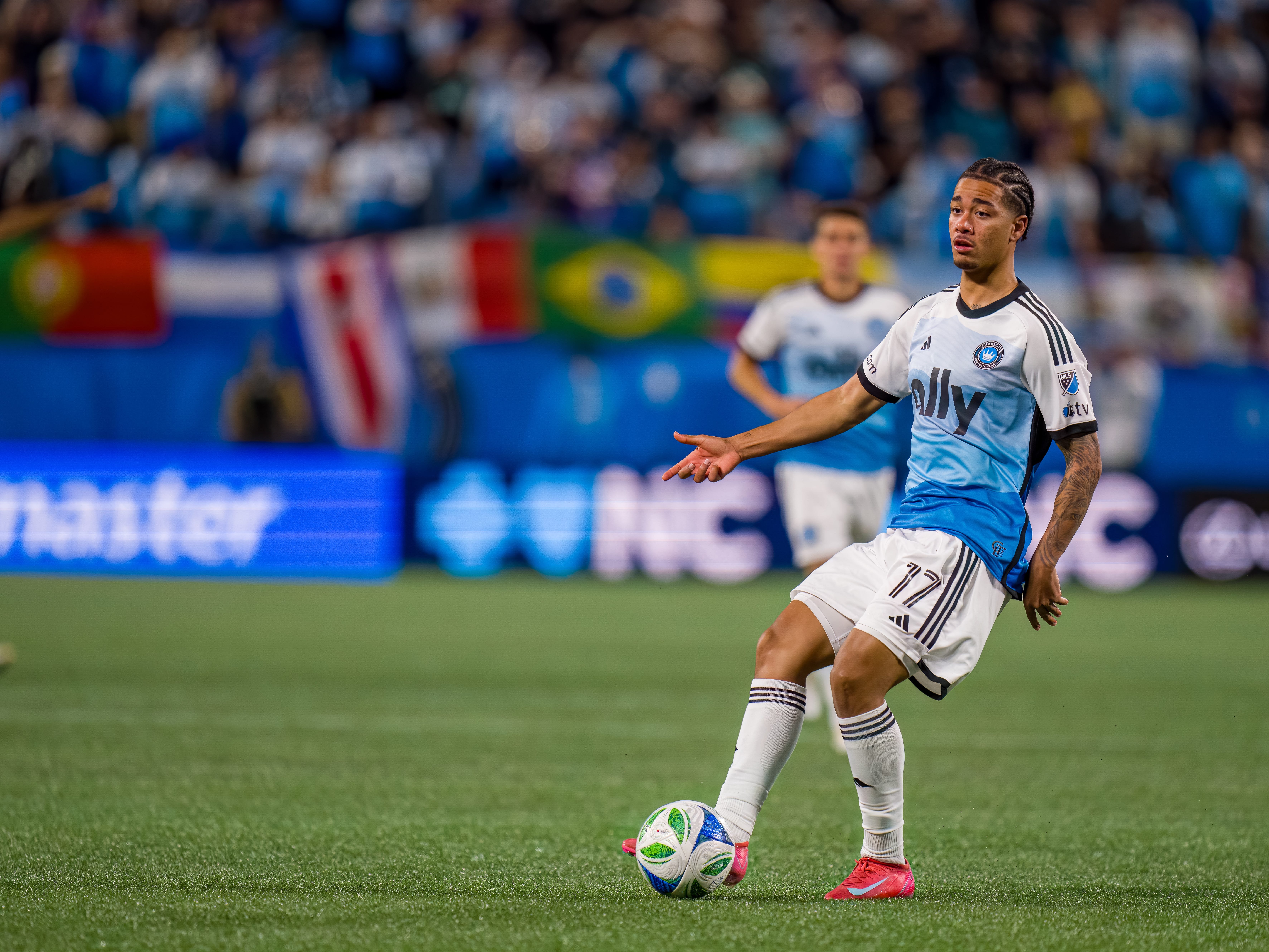 Young striker's star is rising