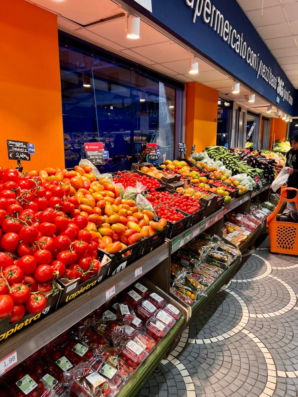 Grocery Shopping in Italy