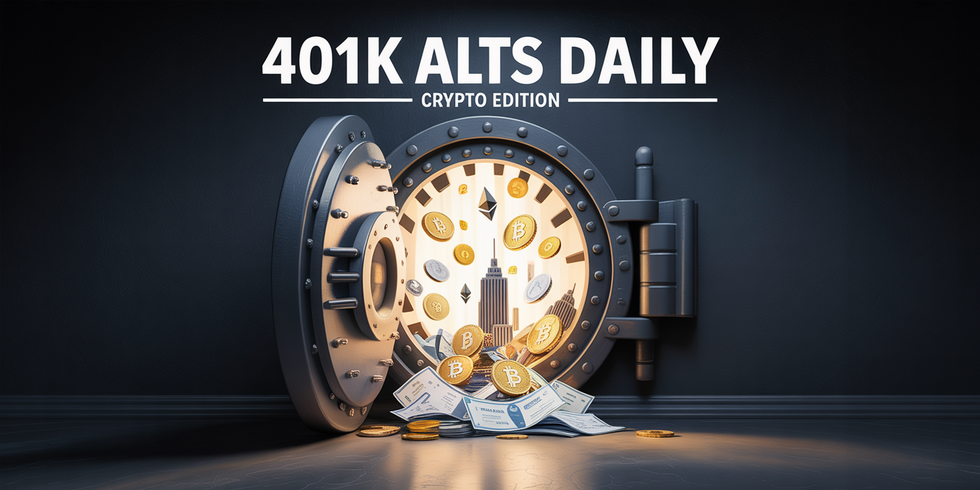 ✉️ 401k Alts Daily — Crypto Allocation Survey Edition