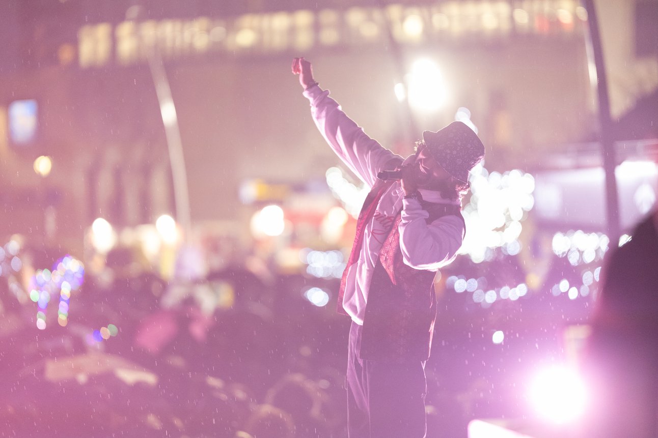 Here's A Snippet From Spitty's New 2025 Vibe + Crowd Surfing In The Rain