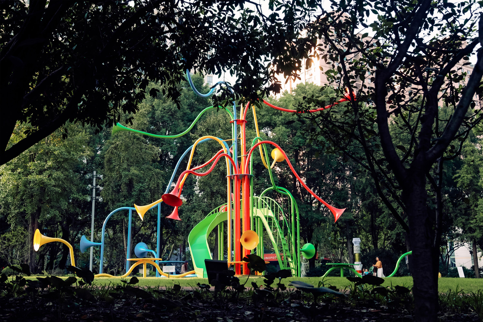Colorful Acoustic Playground in Shanghai