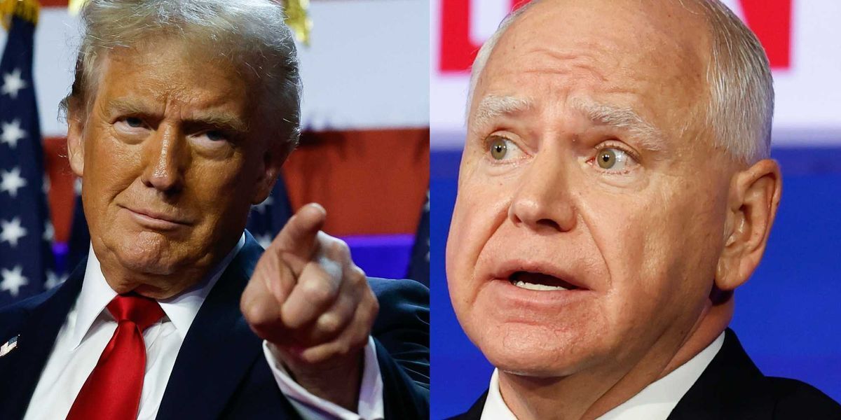 Tim Walz Tried to Mock Trump — And Lit Himself on Fire