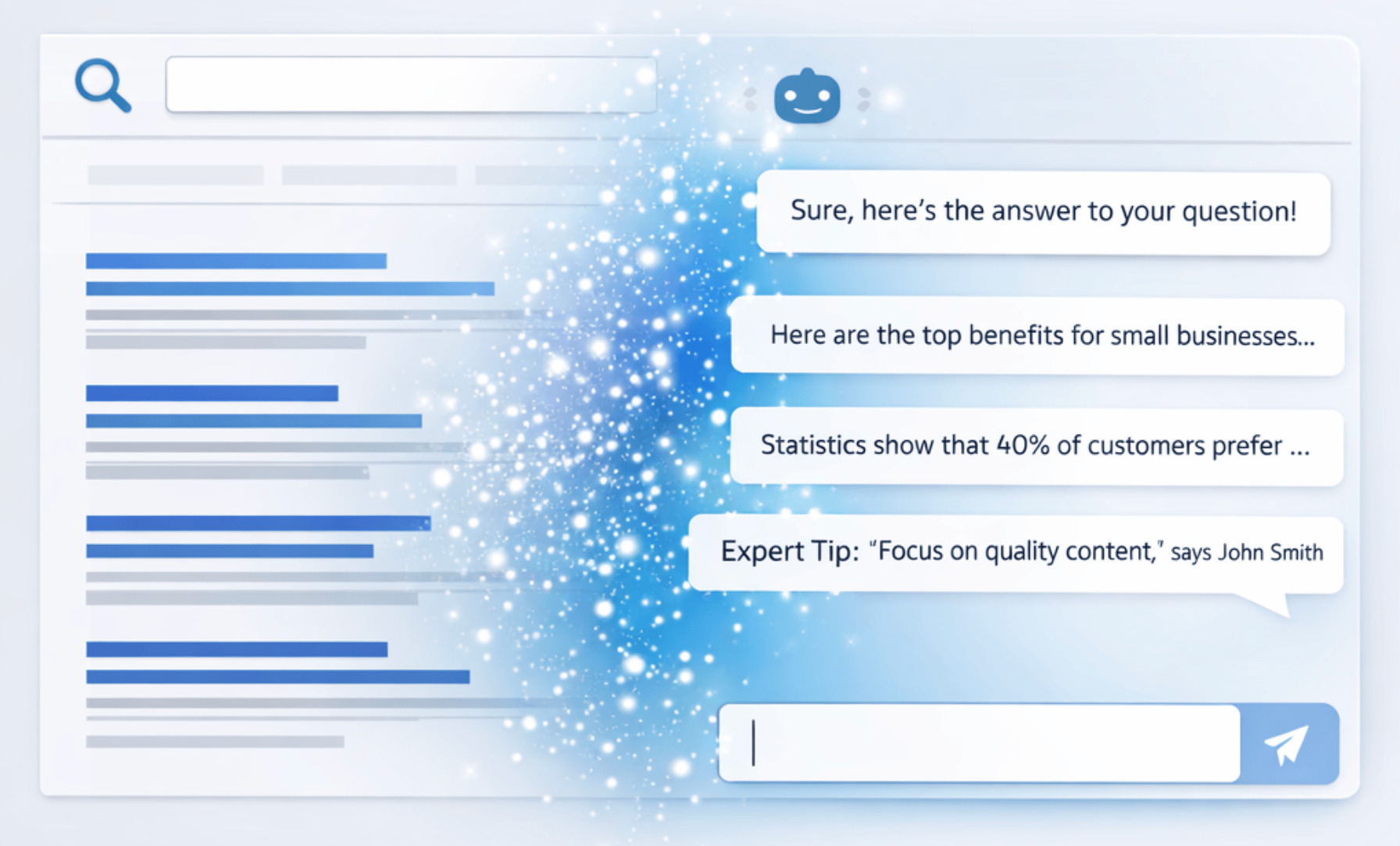 Make your business show up in AI chat responses