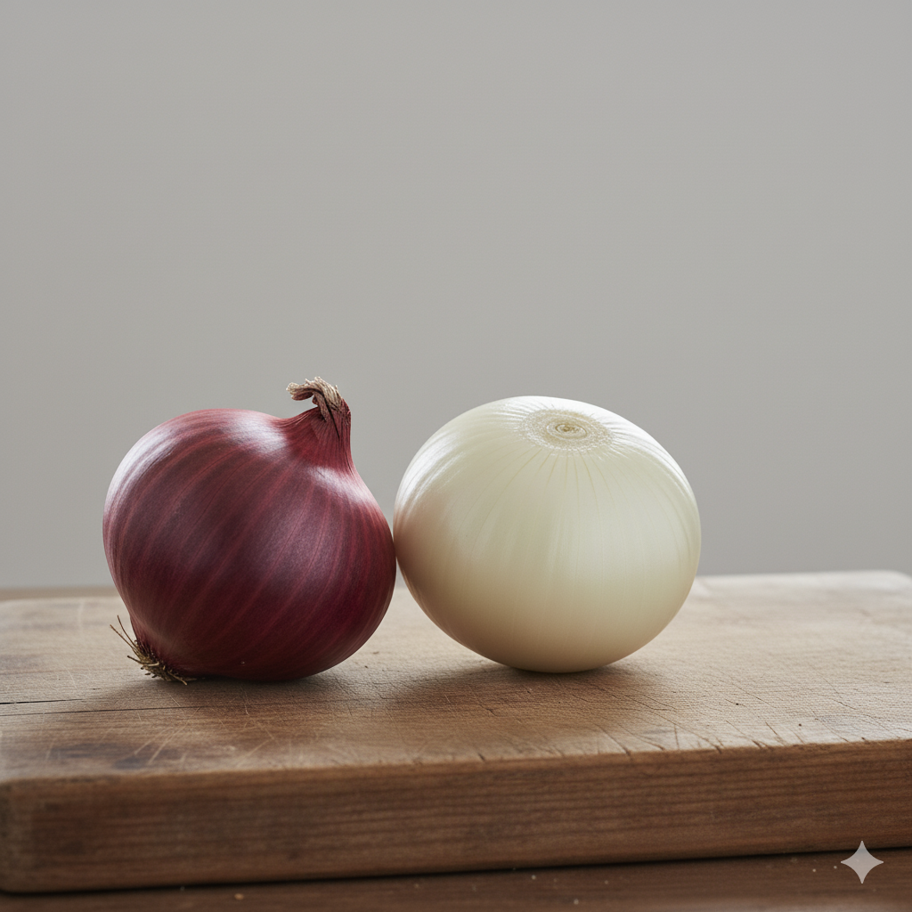 Onions - red or white ?