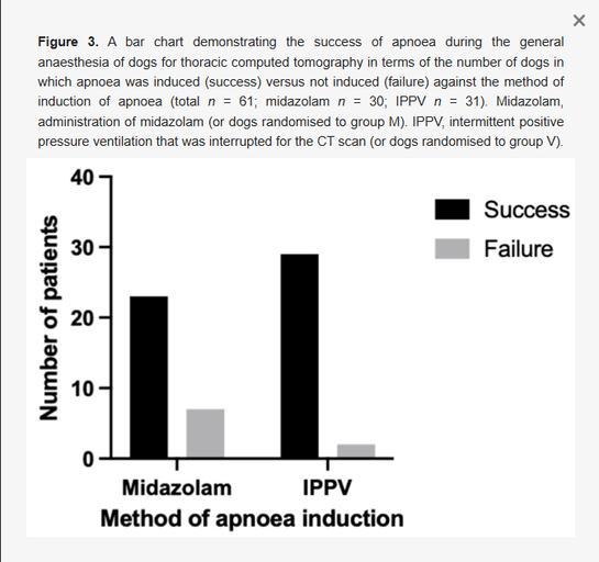 Ventilator Beats Midazolam: Safer, Faster Apnoea Induction in Canine CT