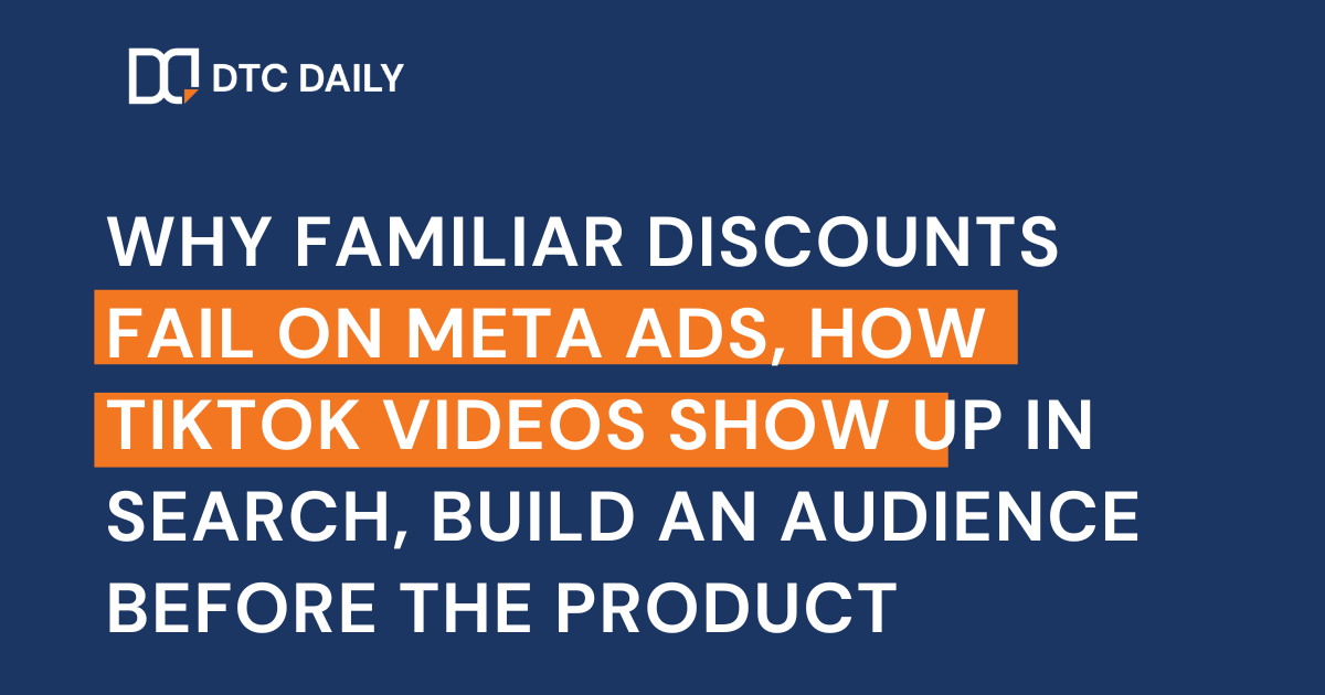 Why familiar discounts fail on Meta ads