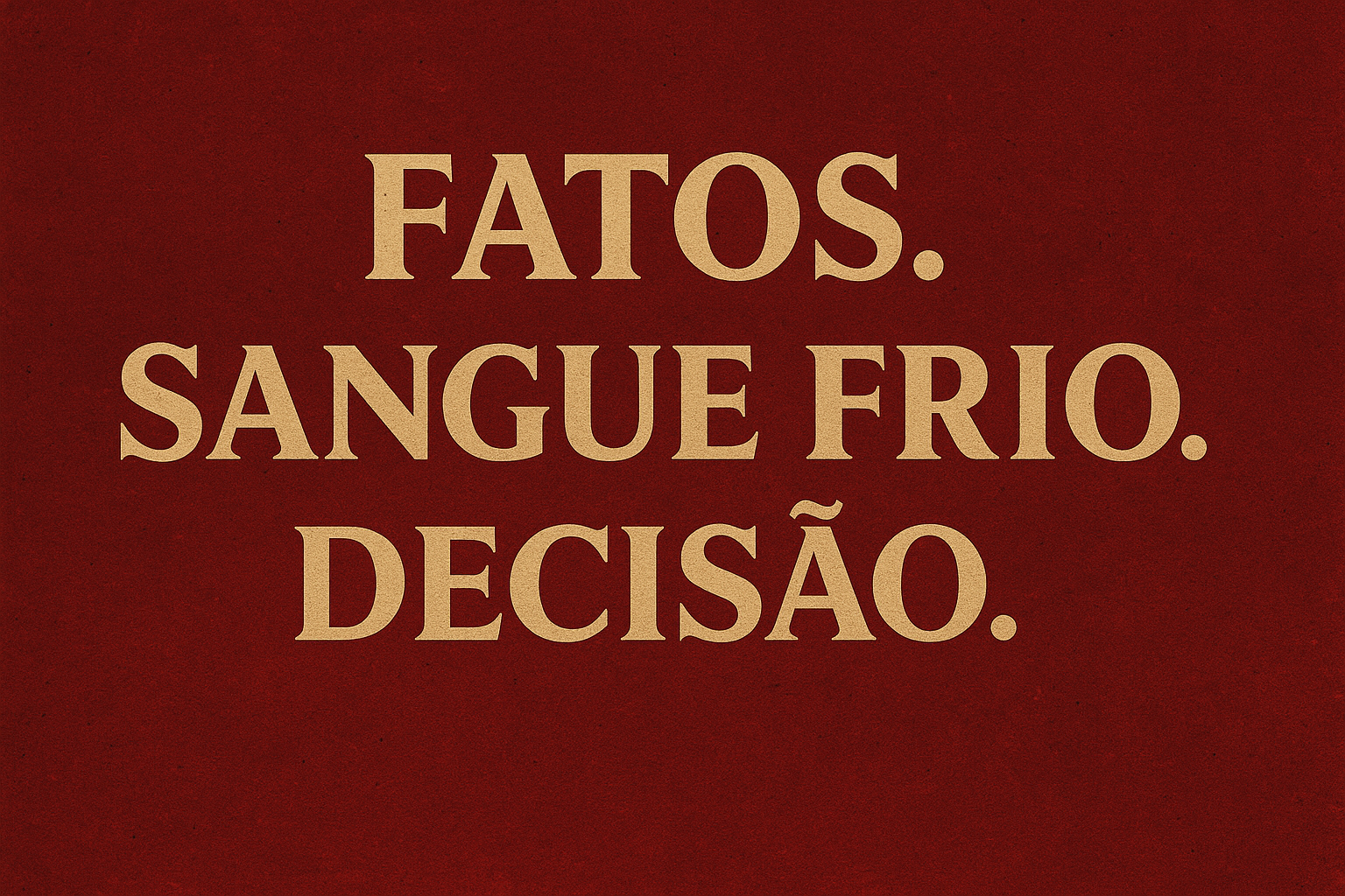  Você Decide ou Reage? 