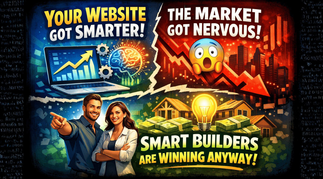 Your Website Got Smarter, The Market Got Nervous And Smart Builders Are Winning Anyway