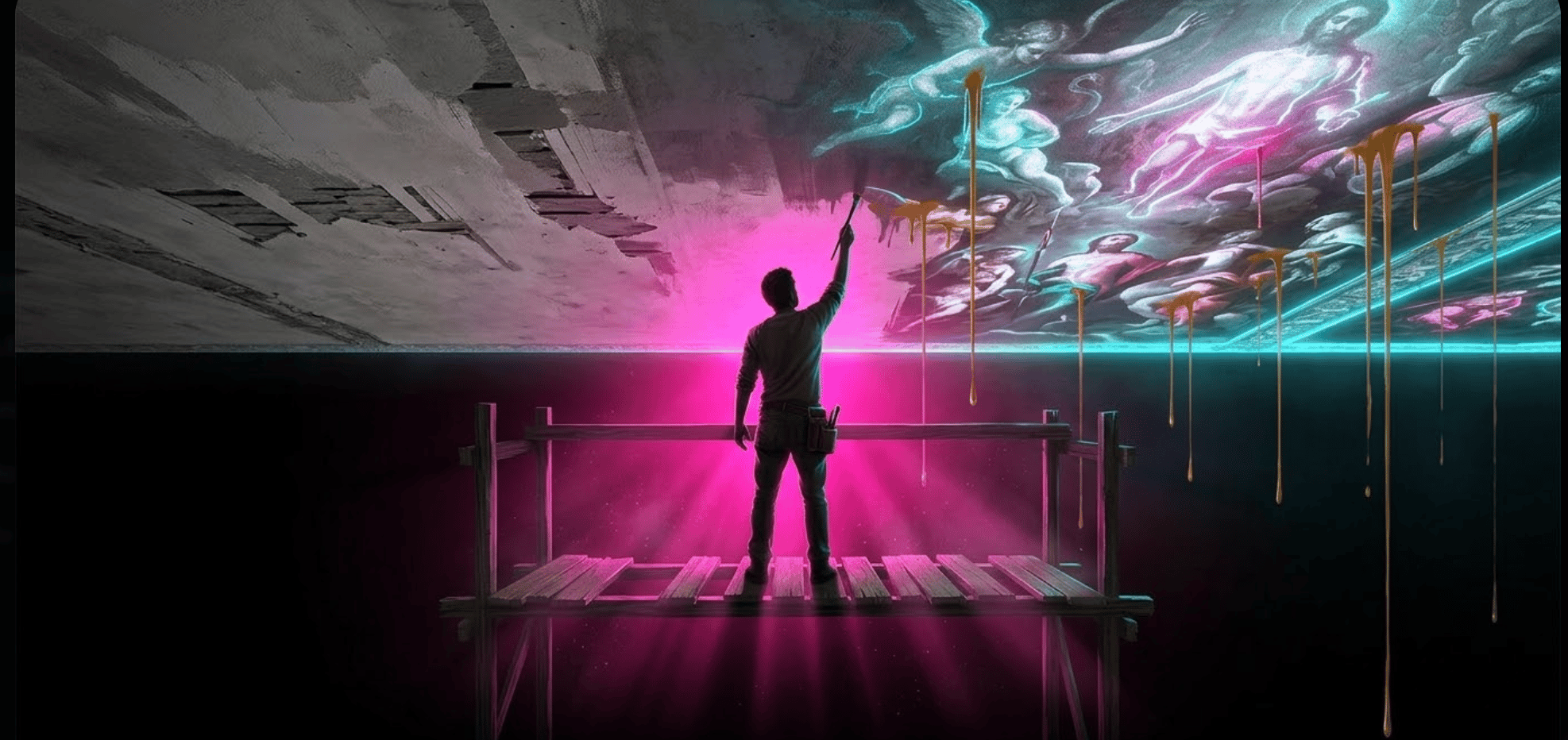 O teto que ninguém viu ser pintado