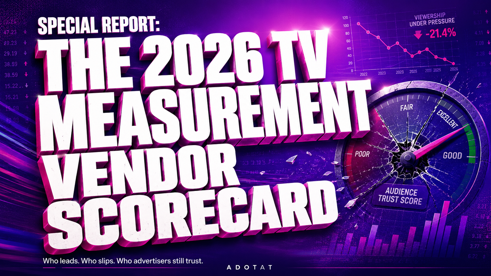 SPECIAL REPORT: The 2026 TV Measurement Vendor Scorecard