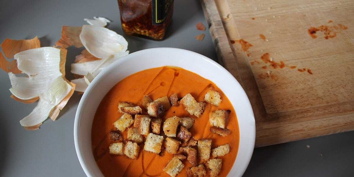 Spicy Tomato-Coconut Soup