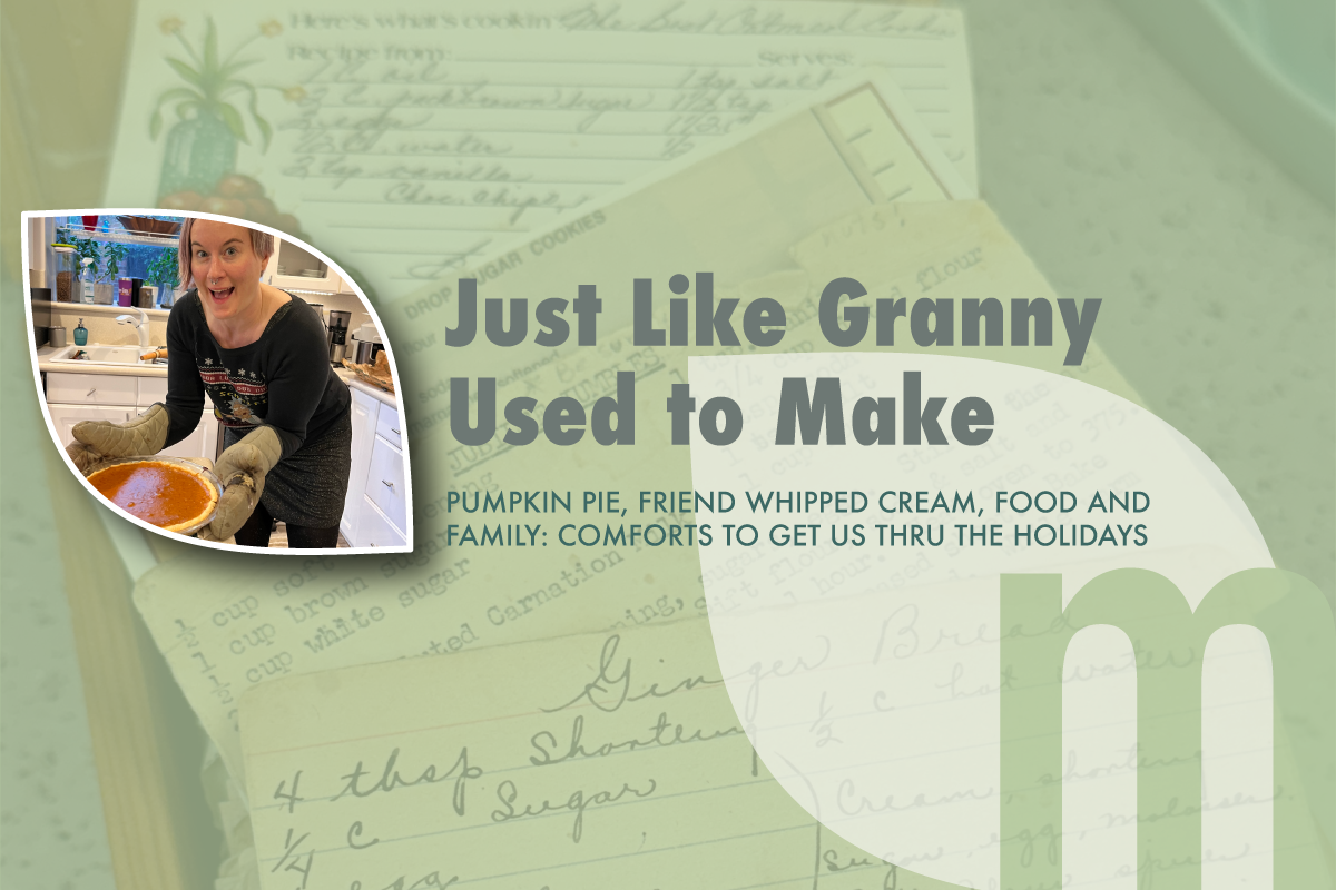 Granny's Pumpkin Pie: 🥧 Channeling My Ancestors