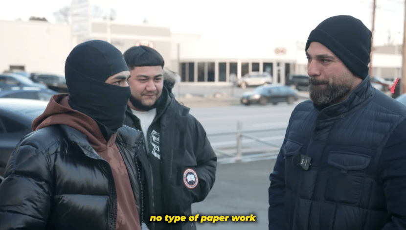 You don’t forget the ski mask. 