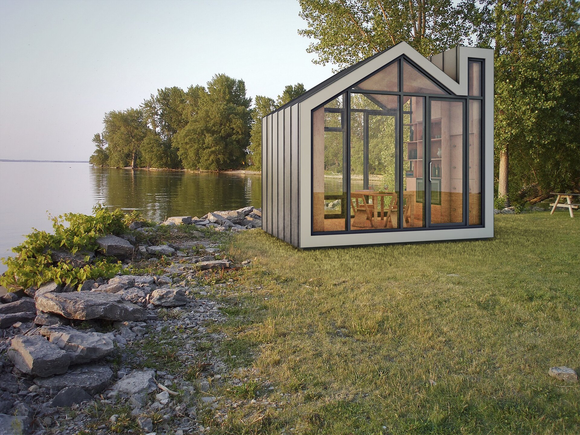 The Minimalist Bunkie is a No Permit Needed Tiny Home With Style