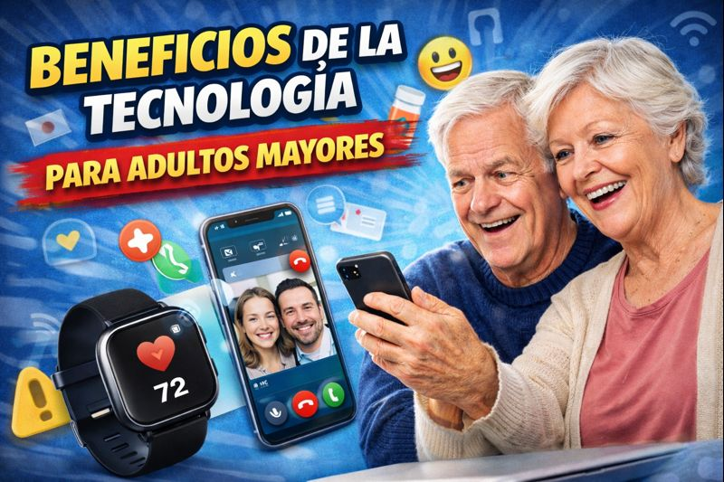 Beneficios de la tecnología en la calidad de vida de los adultos mayores