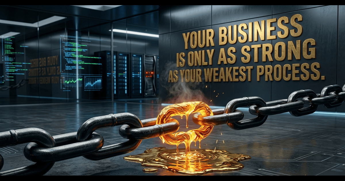 Your Business is Only as Strong as Your Weakest Process 