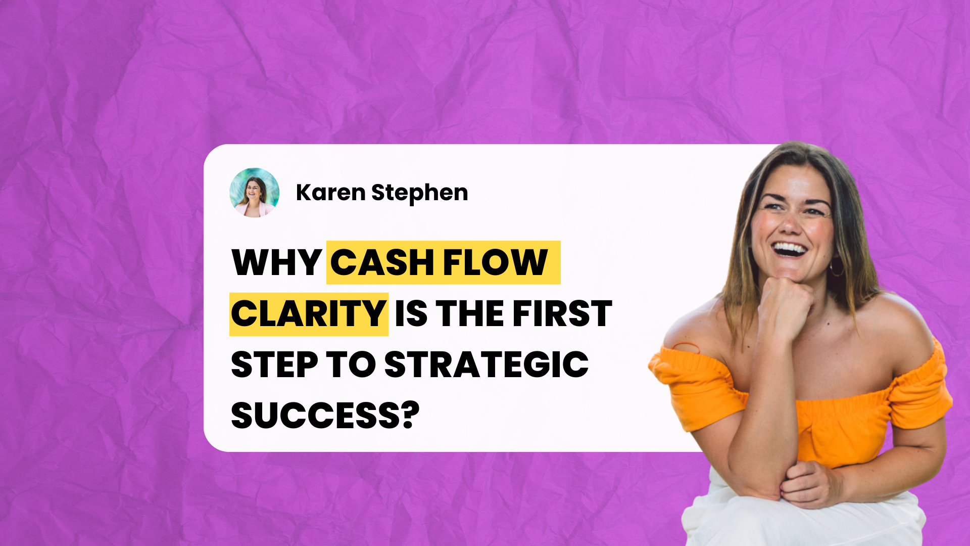 Why Cash Flow Clarity is the First Step to Strategic Success