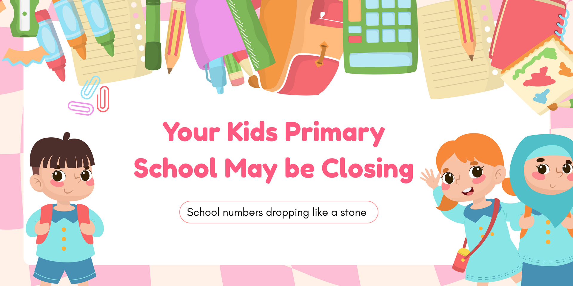 Education officials are closing school buildings due to falling pupil numbers across the county