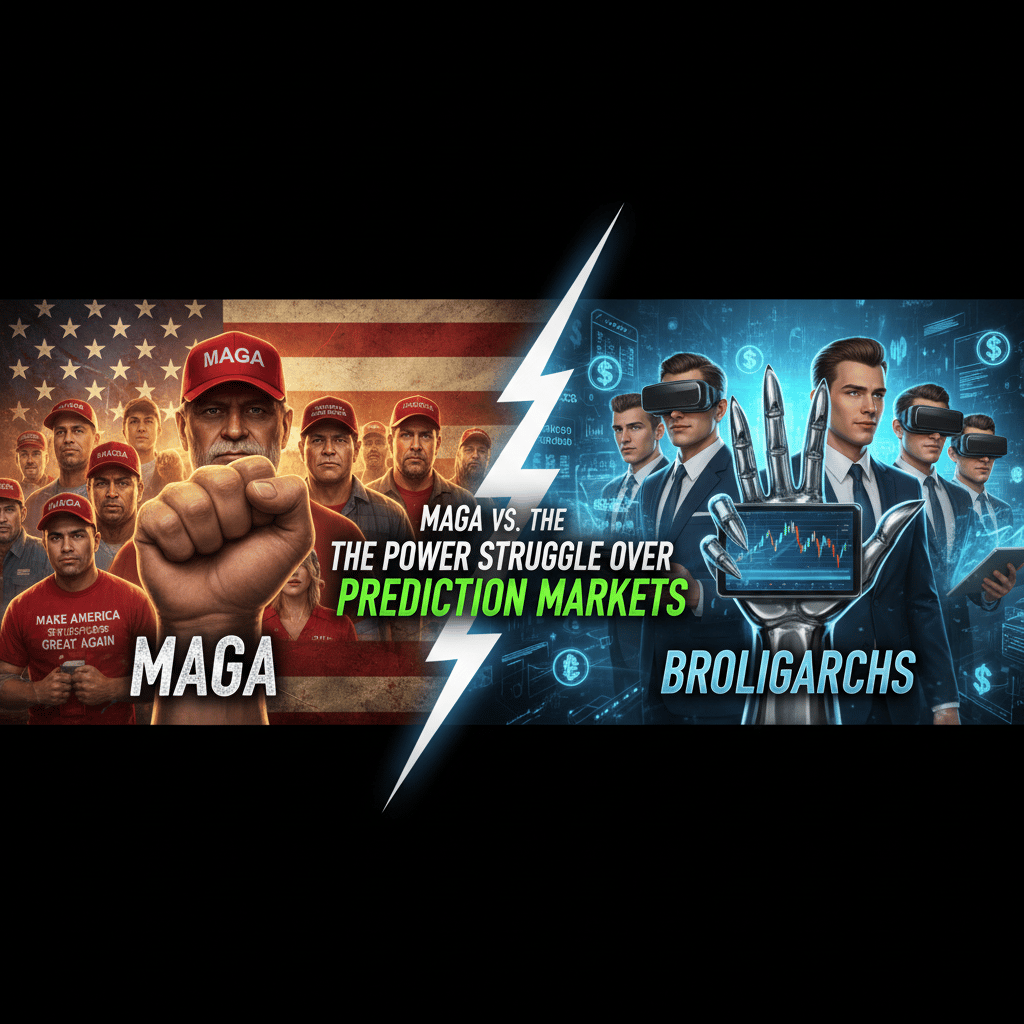 MAGA vs. the Broligarchs: The Power Struggle Over Prediction Markets