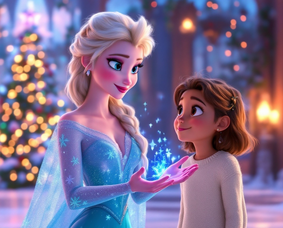 Today’s Story: Sophia’s Castle Sparkle with Elsa and Olaf ☃️