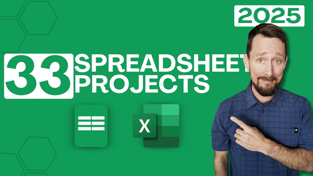 33 Spreadsheet Projects (and demo sheets)