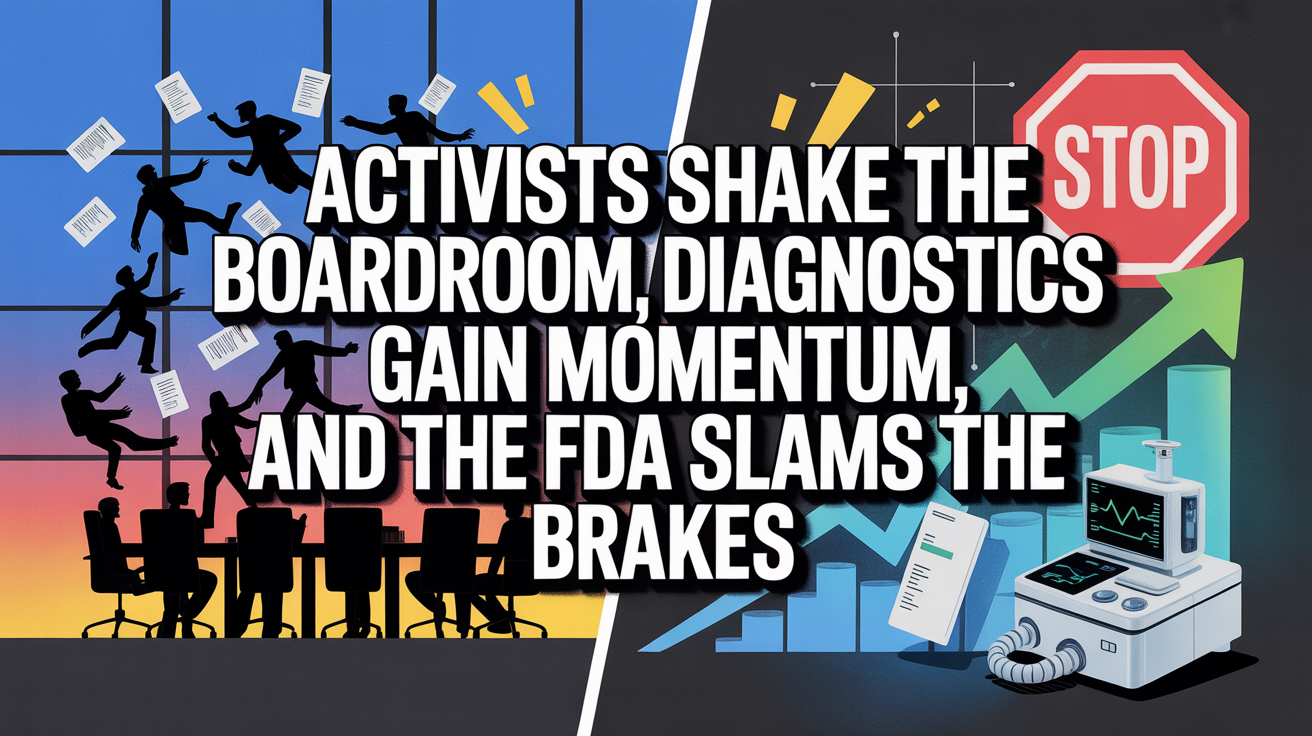 Activists Shake the Boardroom, Diagnostics Gain Momentum, and the FDA Slams the Brakes