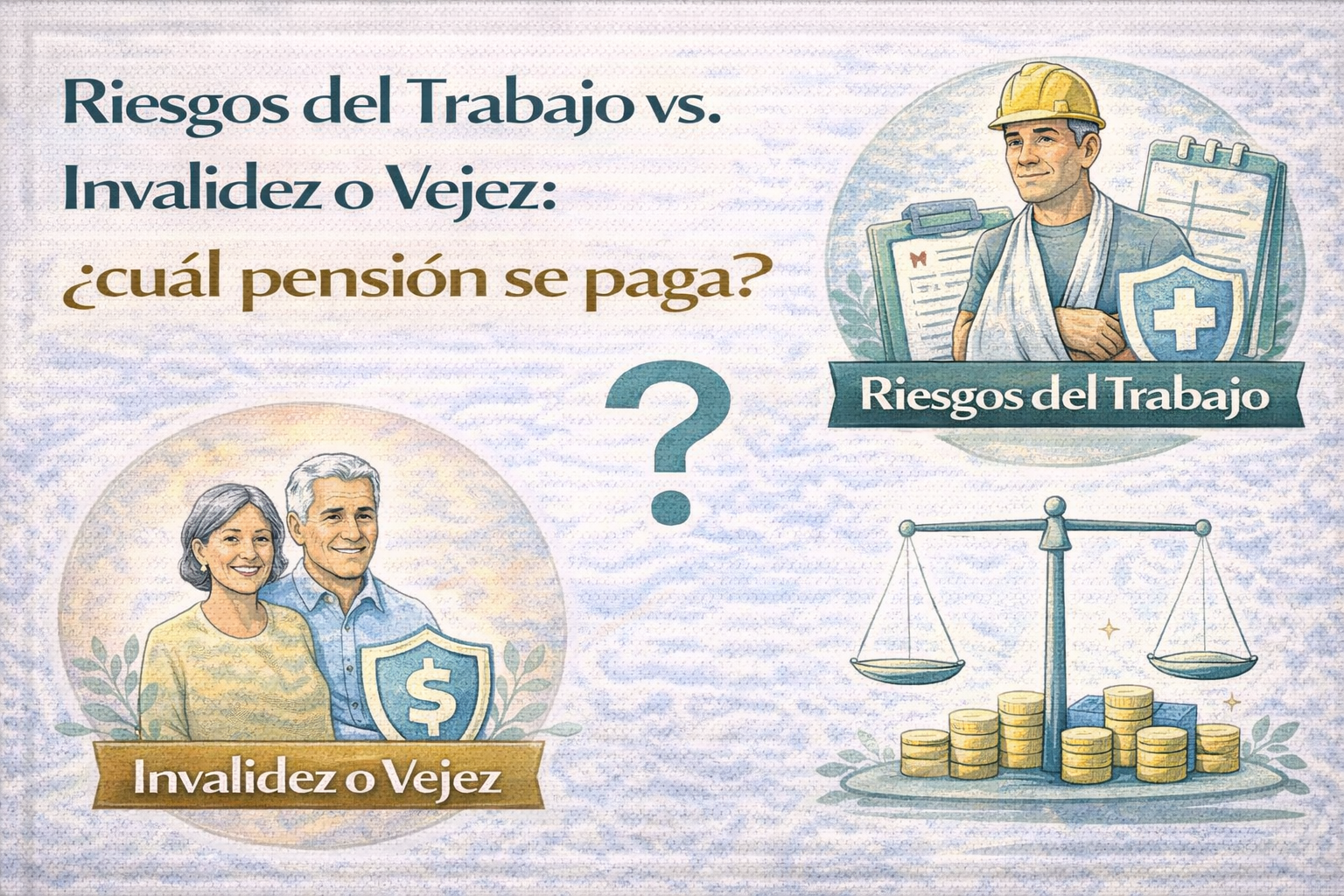 Riesgos del Trabajo vs. Invalidez o Vejez: ¿cuál pensión se paga? 🤔 