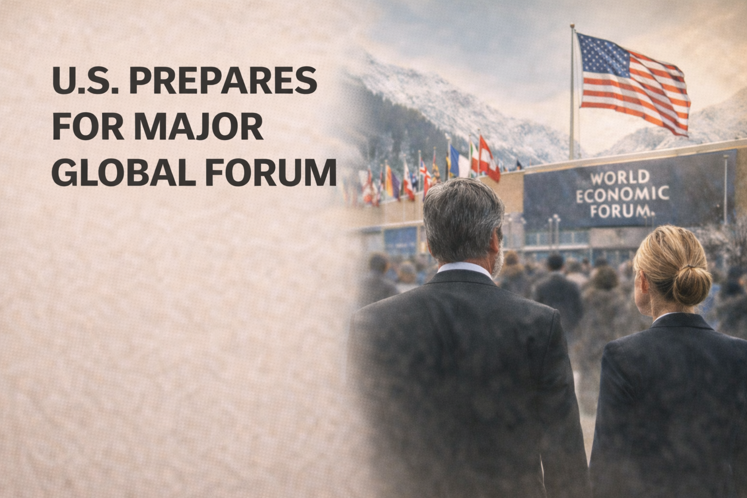 🌍 U.S. Prepares for Major Global Forum