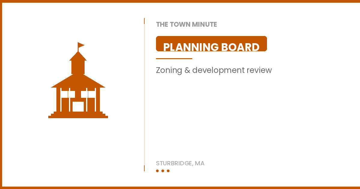 Sturbridge Zoning Board of Appeals | September 17, 2025