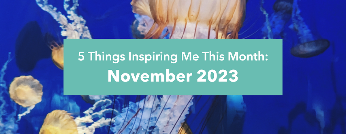 5 Things Inspiring Me: November 2023