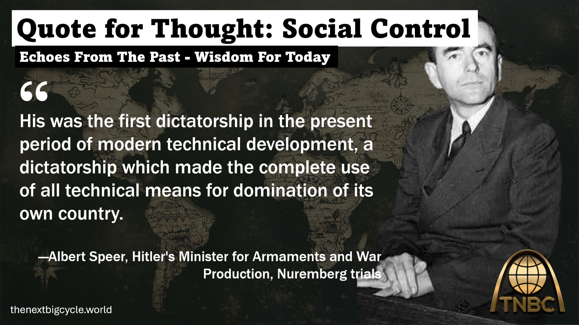 🌎 Quote for Thought: Social Control