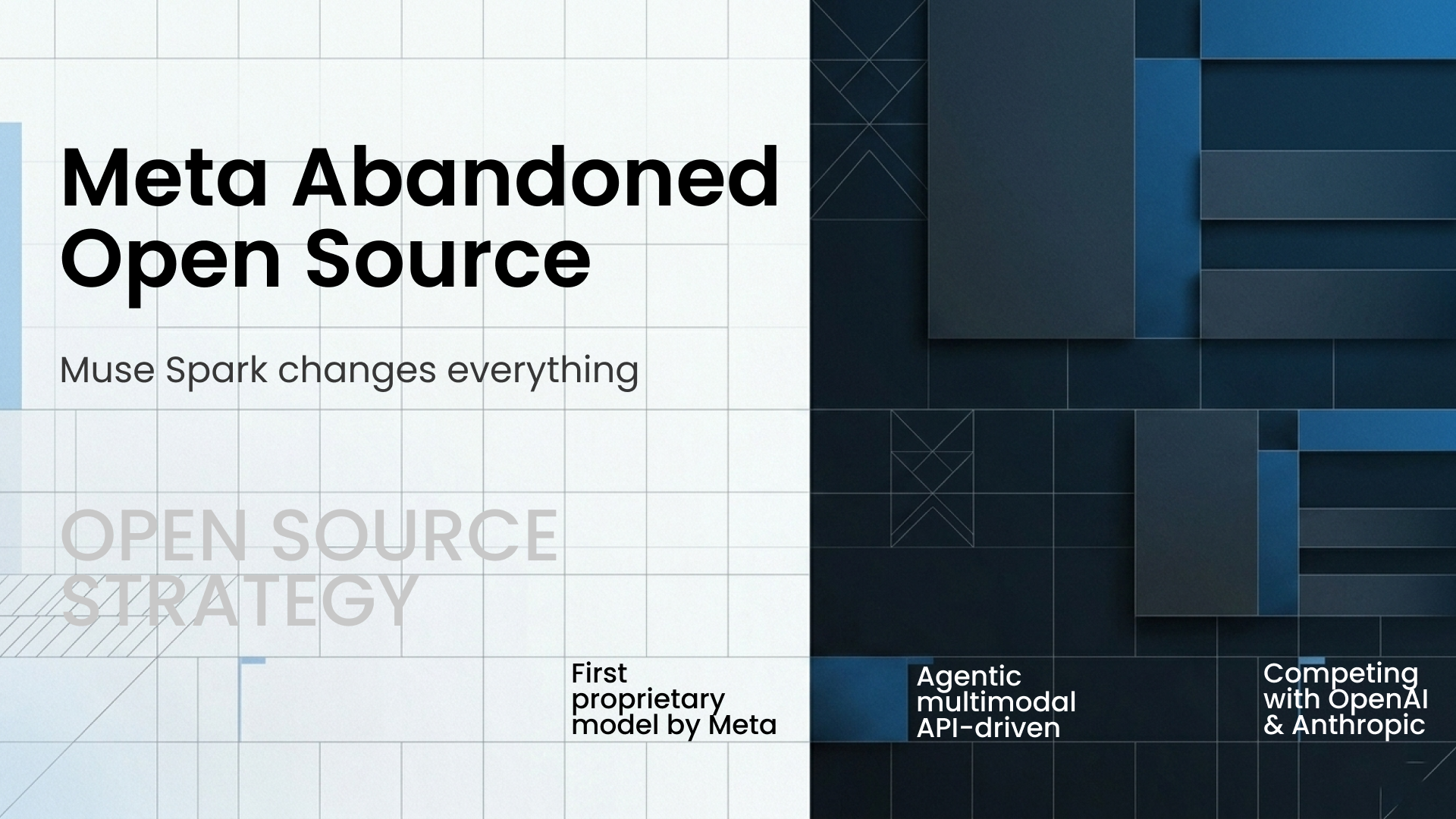 Meta unveils its first frontier model.