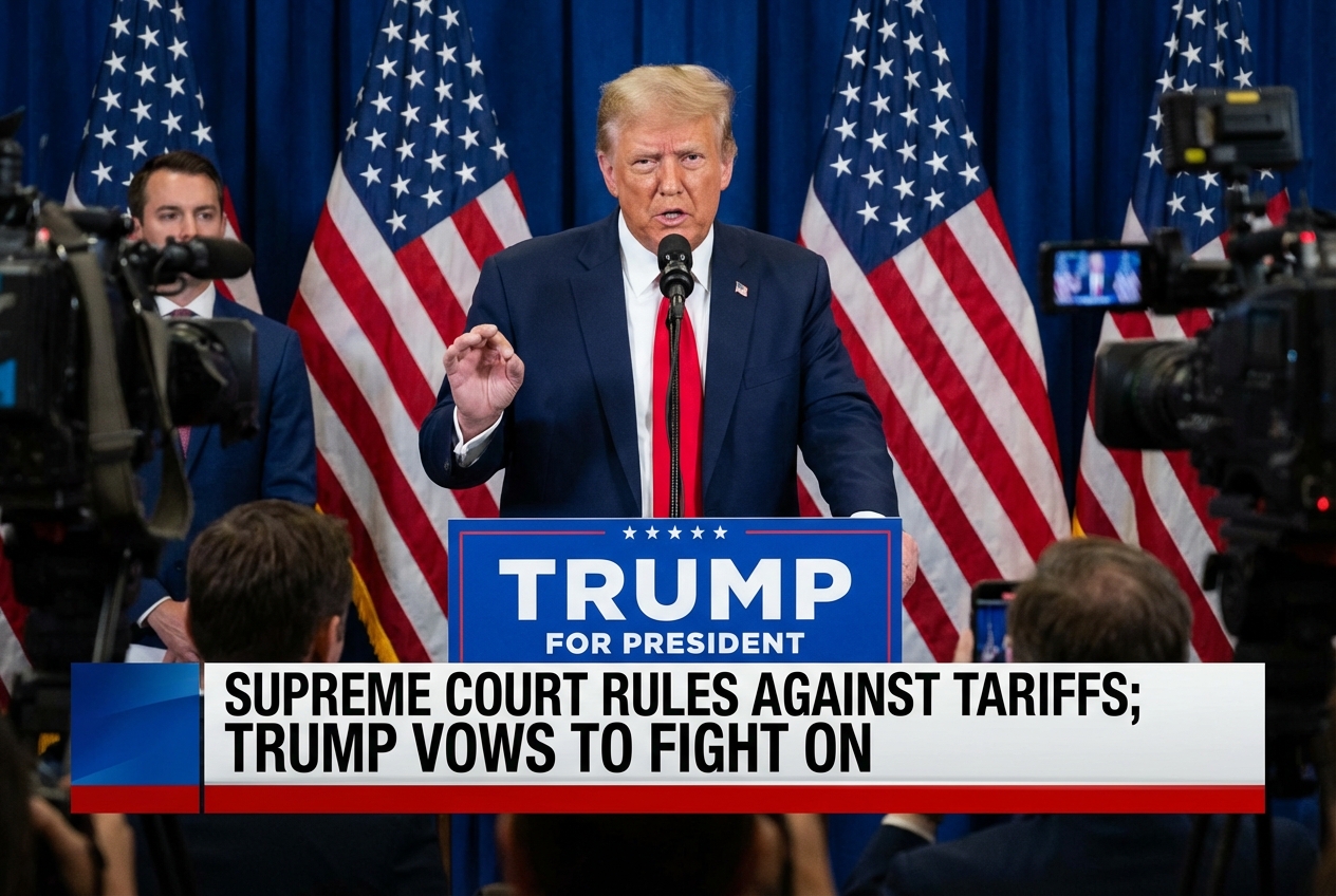 Trump Doubles Down on Tariffs After Supreme Court Blow—Vows They Could Replace Income Tax Despite Political Firestorm