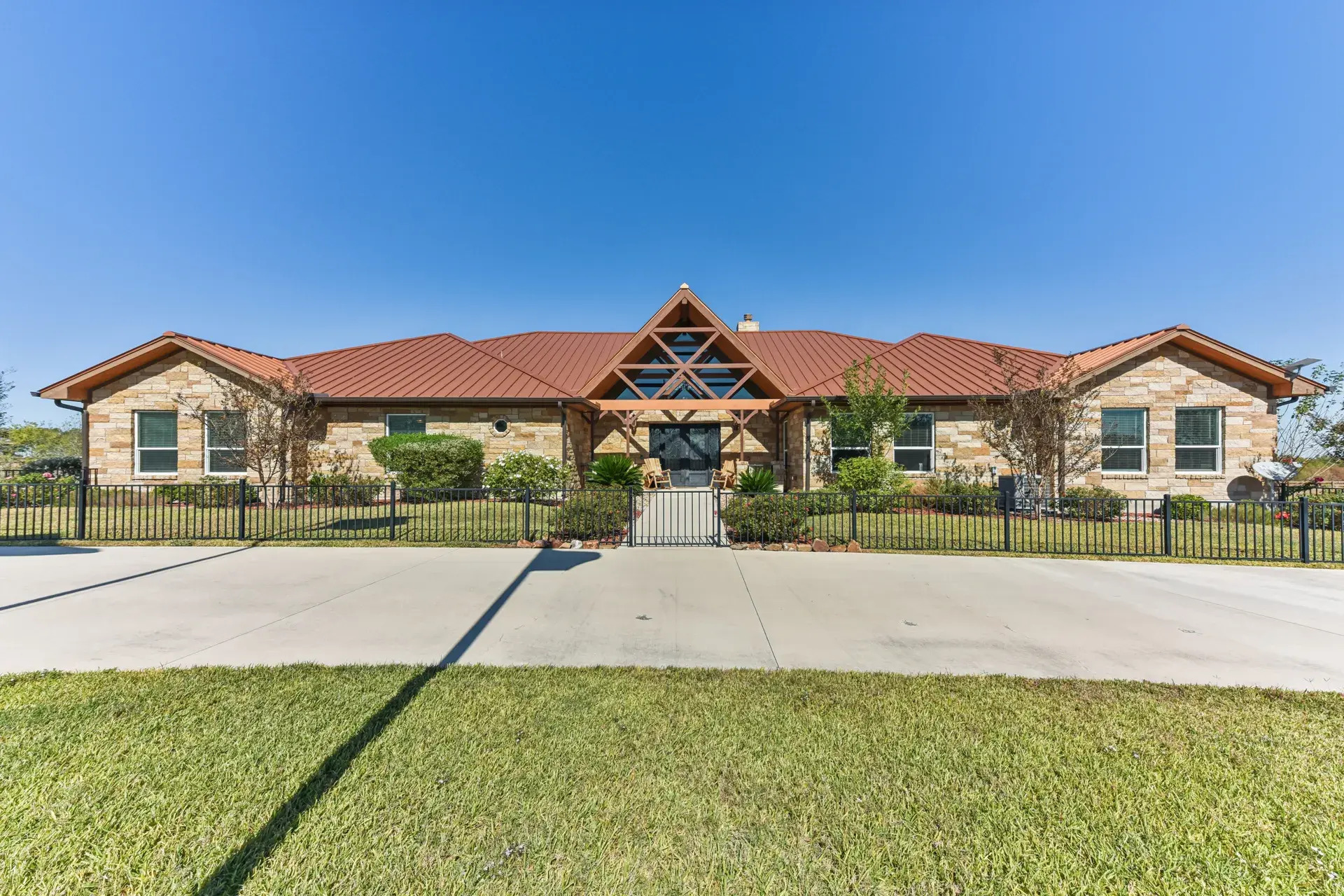 Custom one story estate on 3.58 acres