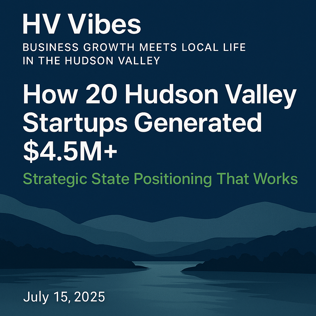 20 Hudson Valley Startups Just Cracked the $4.5M State Funding Code