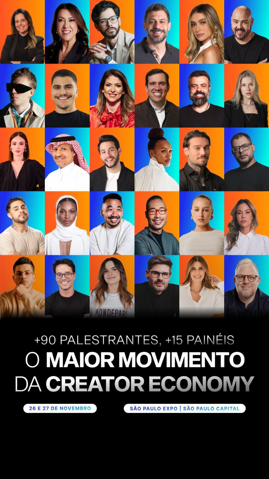 Contagem regressiva para o CEEX 2025: evento reúne estrelas da Creator Economy em São Paulo